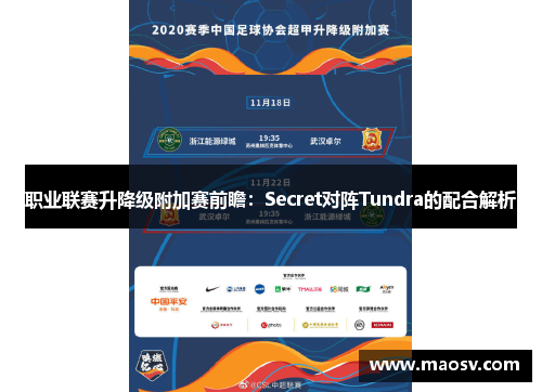 职业联赛升降级附加赛前瞻：Secret对阵Tundra的配合解析